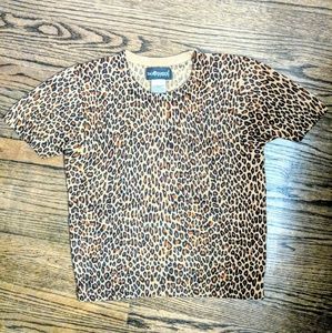 Leppard print sweater